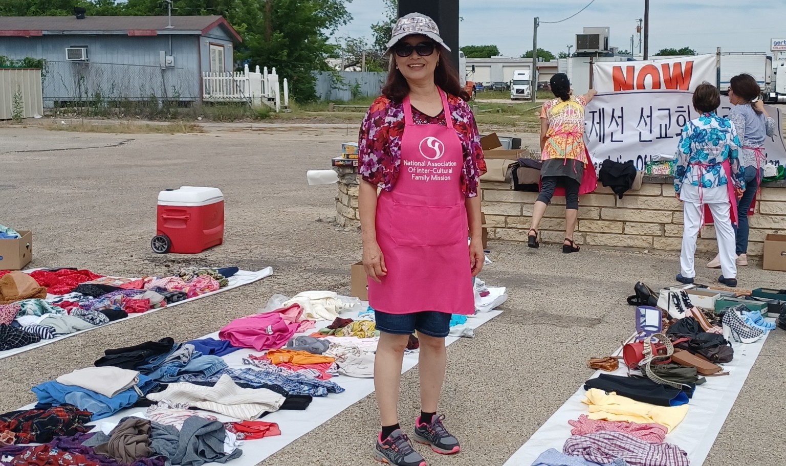 Killeen Chapter volunteer at a community fundraiser