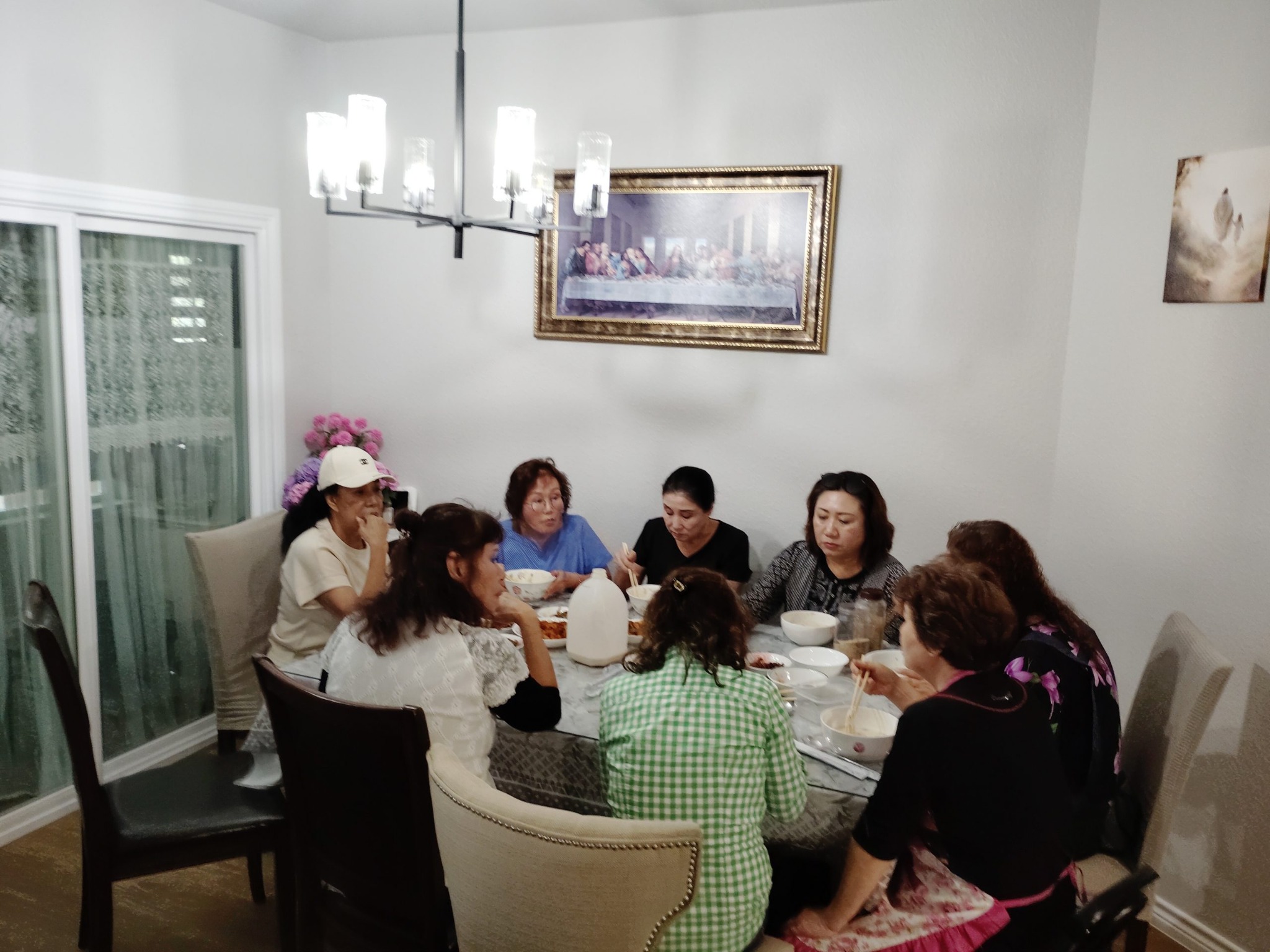 NAICFM Killeen Chapter members sharing a meal at a meeting